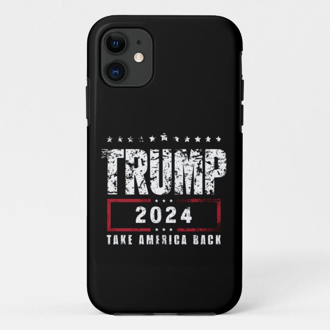 Donald Trump 2024 Take America Back Election  Case-Mate iPhone Case (Back)
