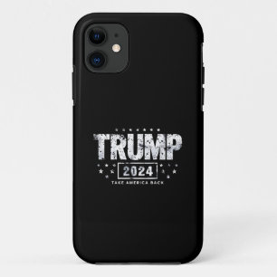 Donald Trump 2024 Take America Back Election iPhone 11 Case