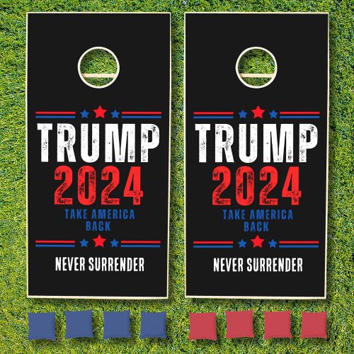 Donald Trump 2024 Take America Back Election  Cornhole Set