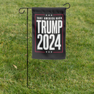 Donald Trump 2024 Take America Back Election Garden Flag
