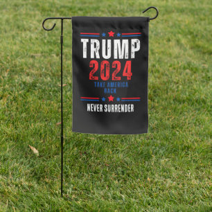 Donald Trump 2024 Take America Back Election Garden Flag