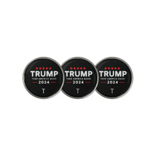 Donald Trump 2024 Take America Back Election Golf Ball Marker