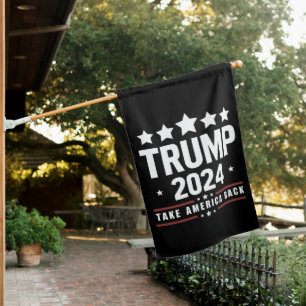 Donald Trump 2024 Take America Back Election  House Flag