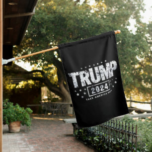 Donald Trump 2024 Take America Back Election House Flag