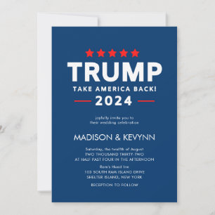 Donald Trump 2024 Take America Back Election Invitation