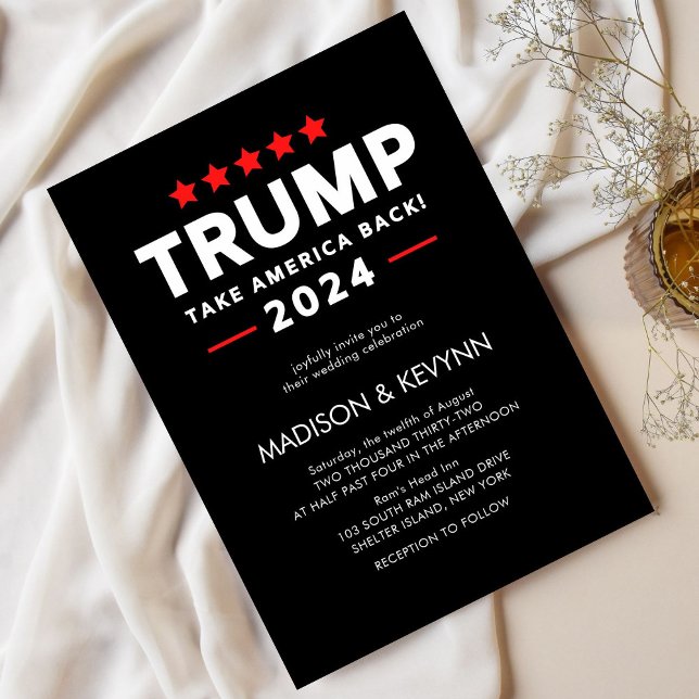 Donald Trump 2024 Take America Back Election  Invitation (Creator Uploaded)