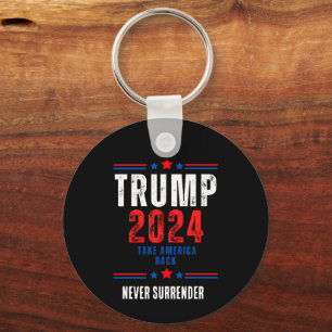 Donald Trump 2024 Take America Back Election Keychain