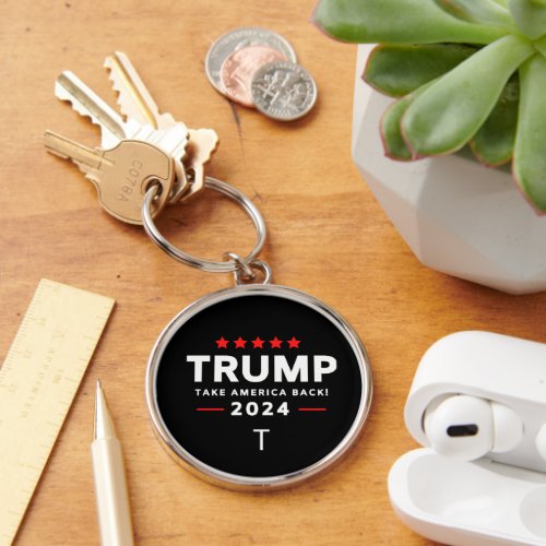 Donald Trump 2024 Take America Back Election  Keychain