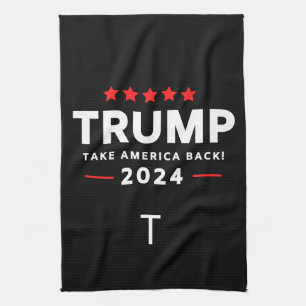 Donald Trump 2024 Take America Back Election Kitchen Towel