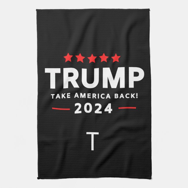 Donald Trump 2024 Take America Back Election  Kitchen Towel (Vertical)