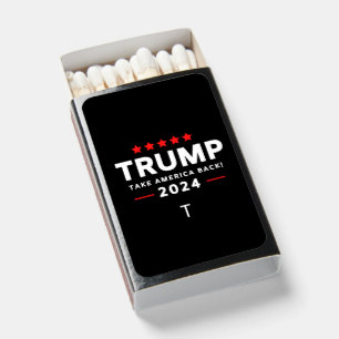 Donald Trump 2024 Take America Back Election Matchboxes