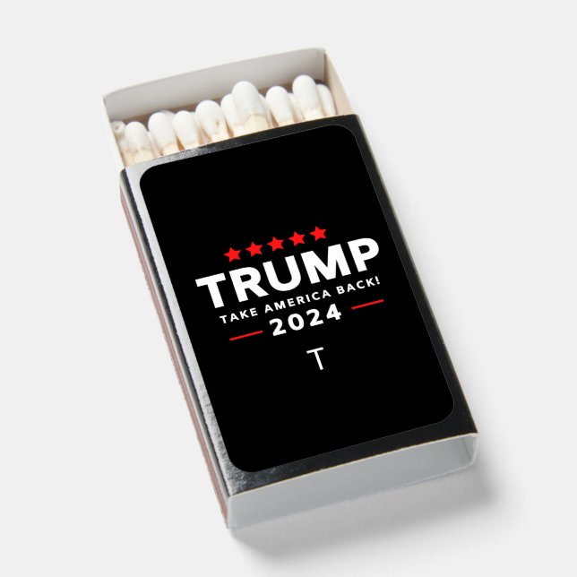 Donald Trump 2024 Take America Back Election  Matchboxes (Front Open)
