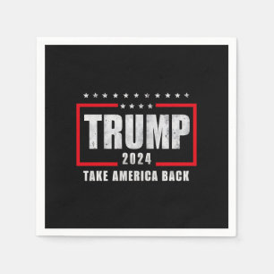 Donald Trump 2024 Take America Back Election Napkins