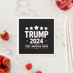 Donald Trump 2024 Take America Back Election Napkins