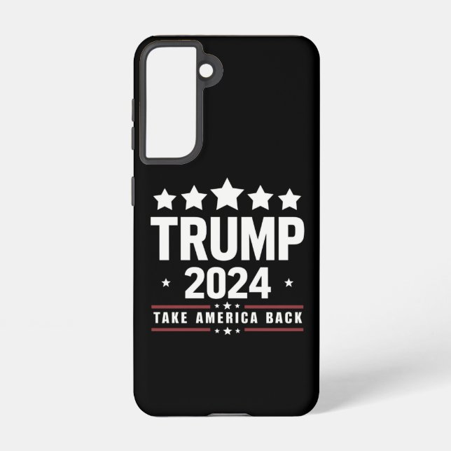 Donald Trump 2024 Take America Back Election  Samsung Galaxy Case (Back)