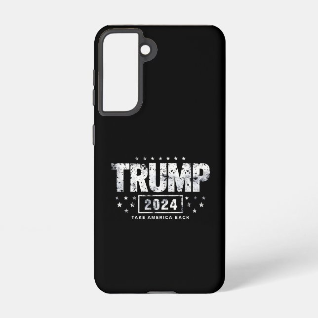 Donald Trump 2024 Take America Back Election  Samsung Galaxy Case (Back)