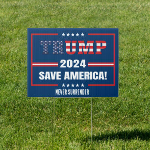 Donald Trump 2024 Take America Back Election Sign