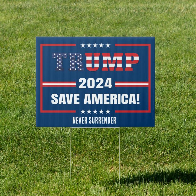Donald Trump 2024 Take America Back Election  Sign (Insitu)