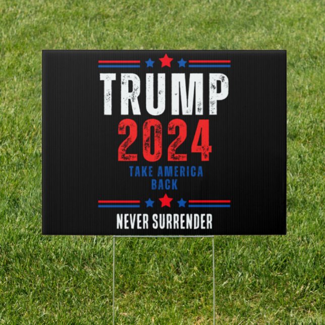 Donald Trump 2024 Take America Back Election  Sign (Creator Uploaded)