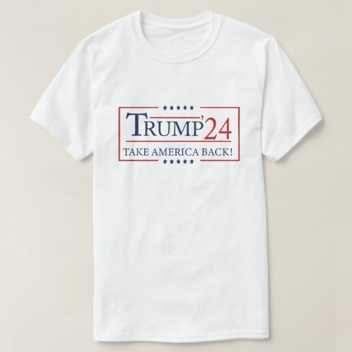 Donald Trump 2024 Take America Back Election T_Shirt