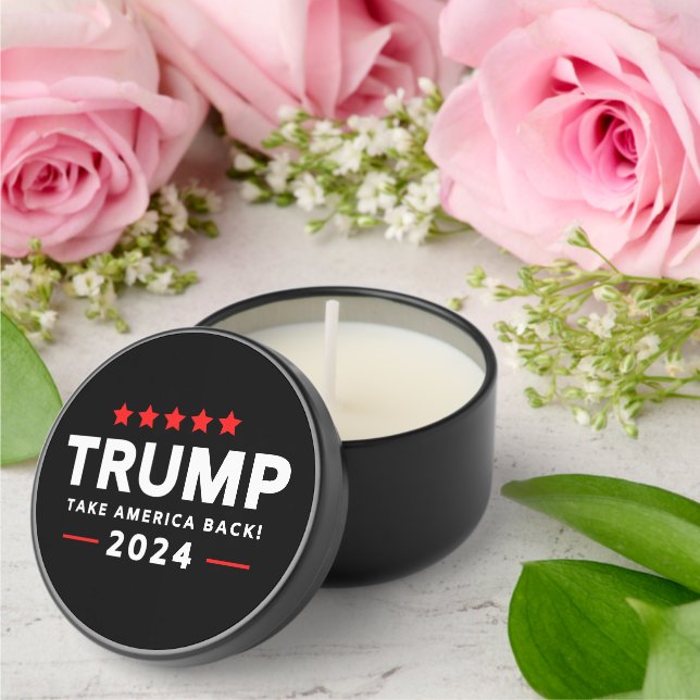 Donald Trump 2024 Take America Back  Mini Candle Favors (Insitu (Wedding))