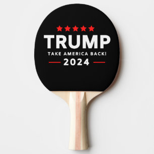 Donald Trump 2024 Take America Back Ping Pong Paddle