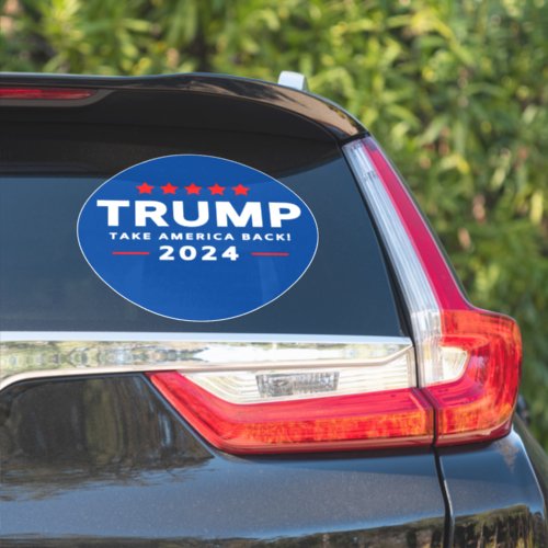 Donald Trump 2024 Take America Back  Sticker