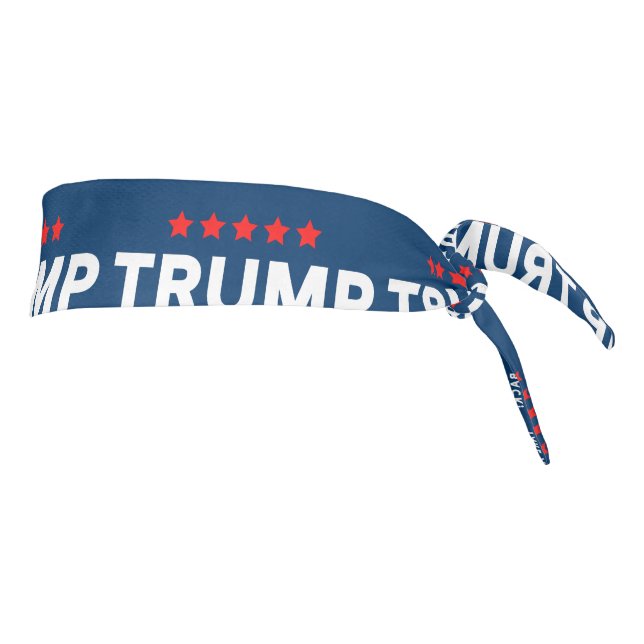 Donald Trump 2024 Take America Back  Tie Headband (Rotate 90)