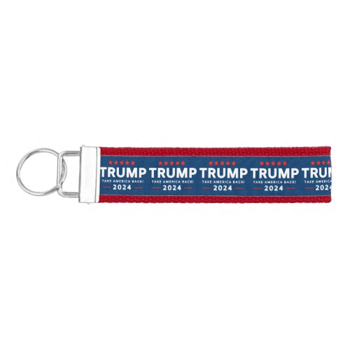 Donald Trump 2024 Take America Back  Wrist Keychain