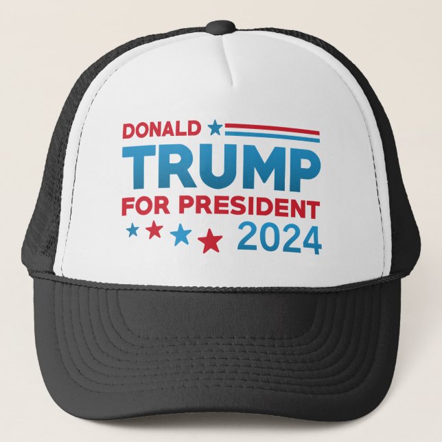 Donald Trump 2024 Trucker Hat (Front)