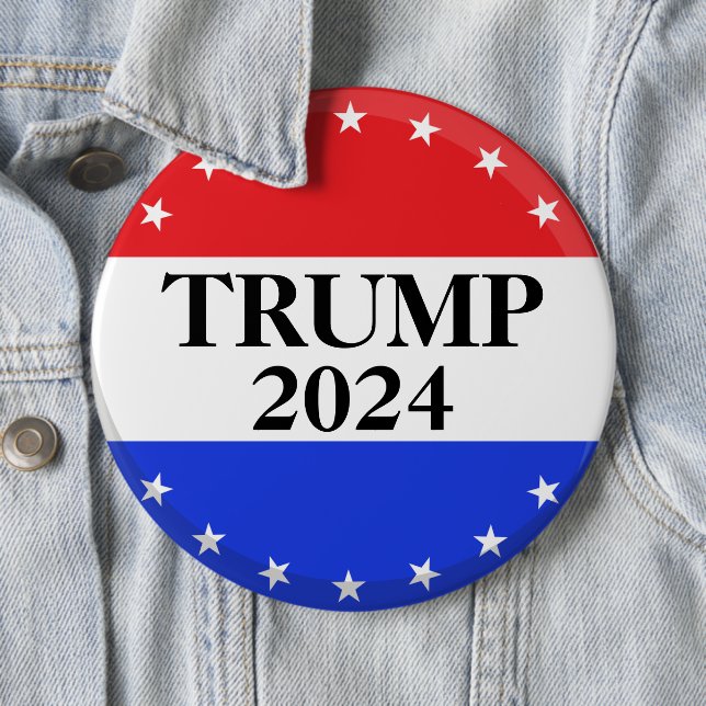 Donald Trump 2024 - Trump for President Button (In Situ)