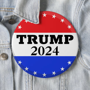 Donald Trump 2024 - Trump for President Button