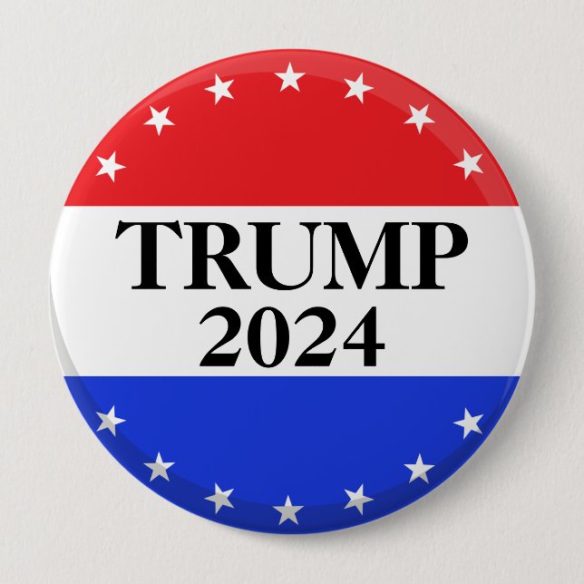 Donald Trump 2024 - Trump for President Button (Front)
