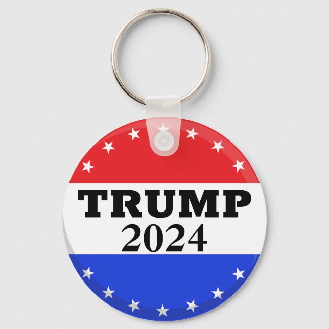 Donald Trump 2024 - Trump for President Keychain (Front)