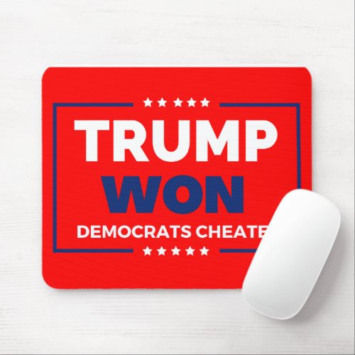 Donald Trump 2024 Trump Won Mouse Pad
