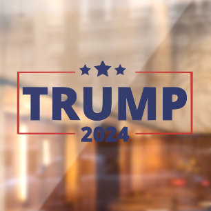 Donald Trump 2024 Window Cling