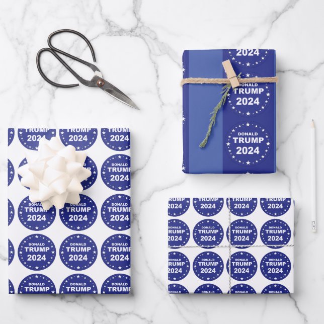Donald Trump 2024 Wrapping Paper Sheets (Front)