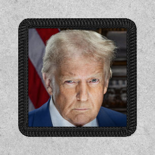 Donald Trump 2025 American President Portrait Patch