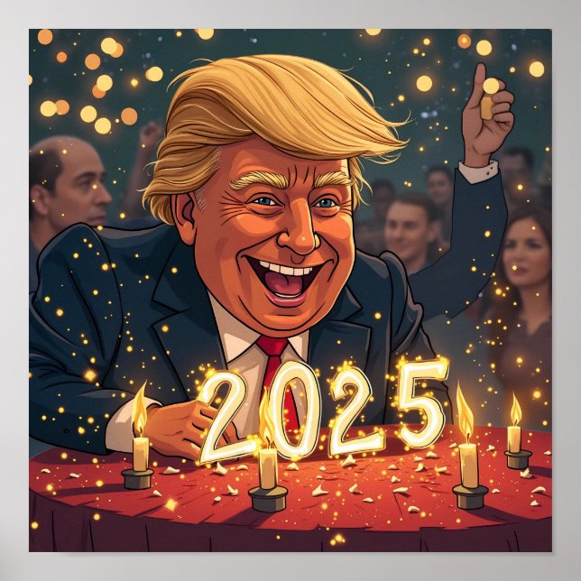 Donald Trump 2025 Poster (Front)
