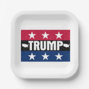 Donald Trump 2026 Paper Plates