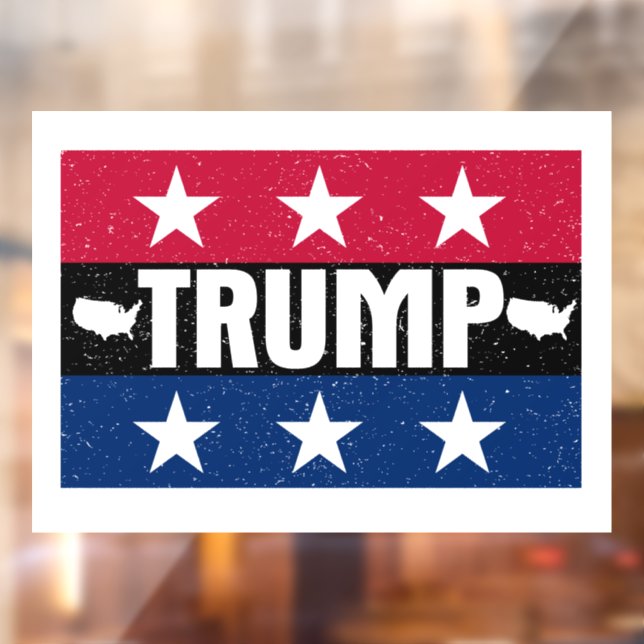 Donald Trump 2026 Window Cling (Sheet 2)