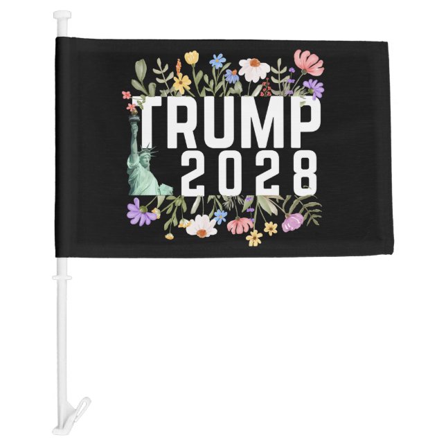 Donald Trump 2028 Car Flag (Front)