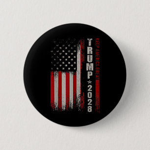 Donald Trump 2028 Keep America Great Election Usa Button