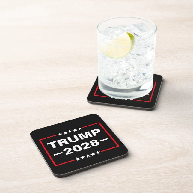 Donald Trump 2028 President Beverage Coaster (Right Side)