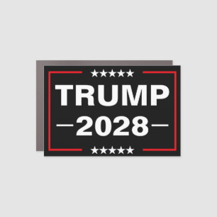Donald Trump 2028 President Car Magnet