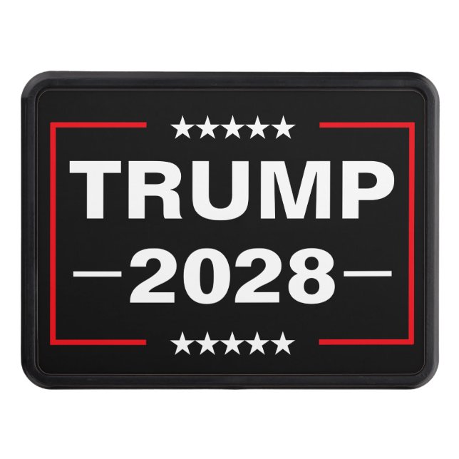Donald Trump 2028 President Hitch Cover (Front)