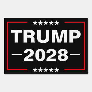 Donald Trump 2028 President Sign