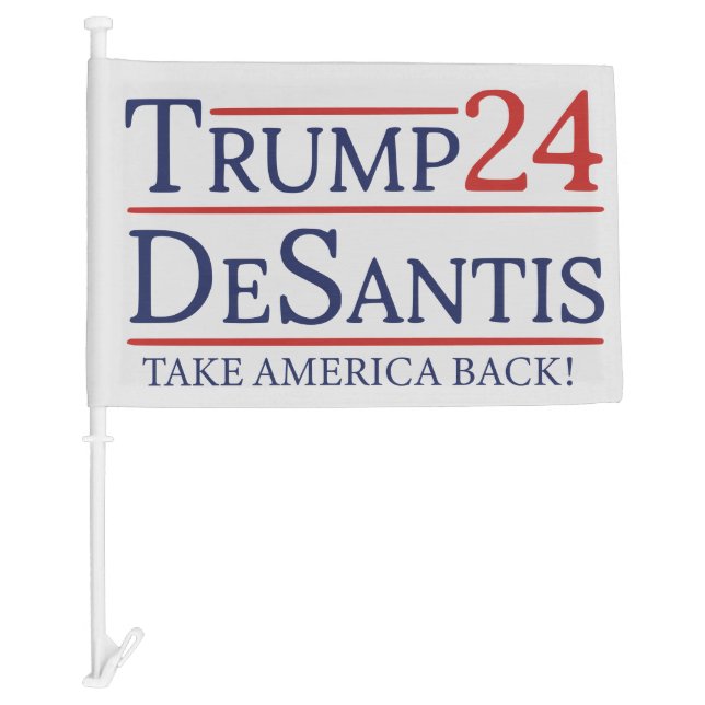 Donald Trump 202x Car Flag (Front)