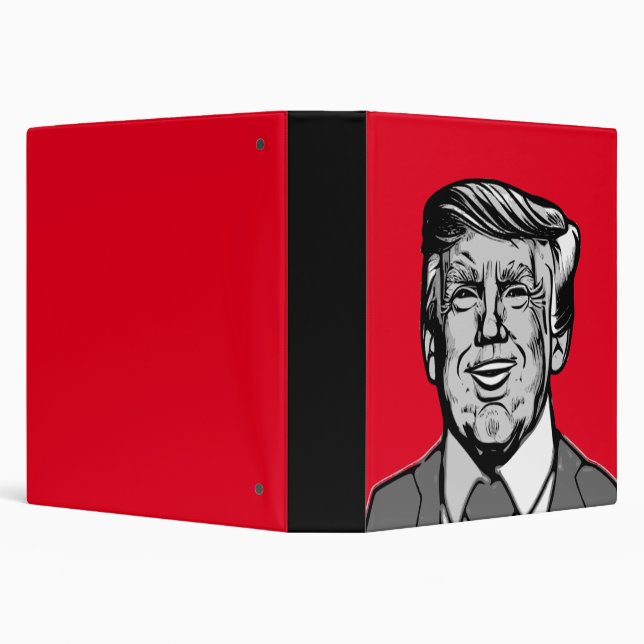 DONALD TRUMP 3 RING BINDER (Background)