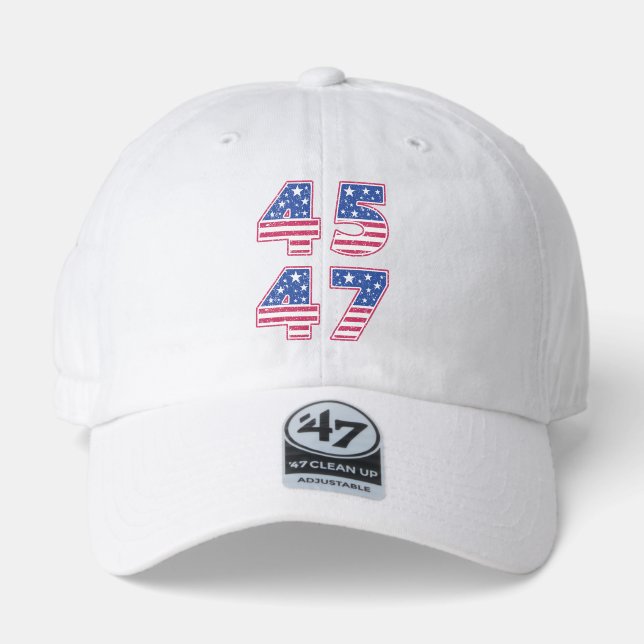 Donald Trump 45-47 47 Brand Hat (Front)